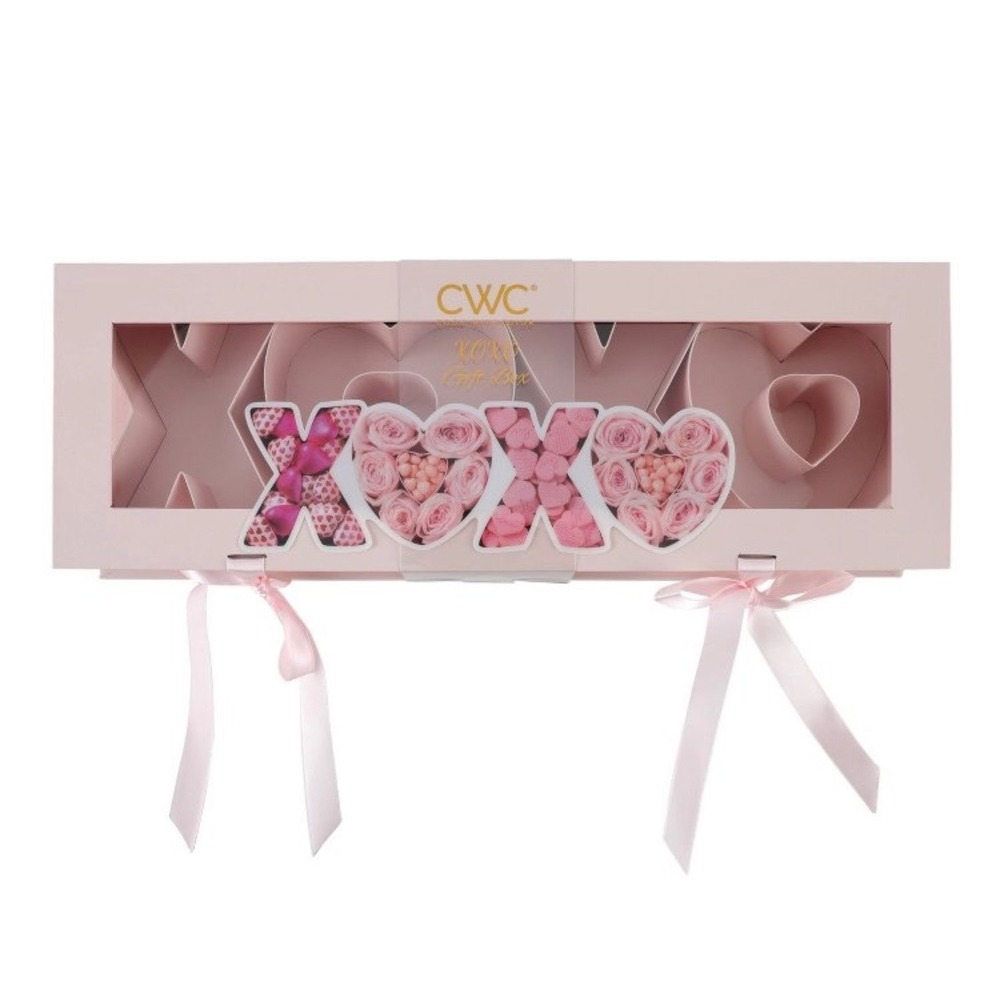 CWC Cook With Color Pink XOXO Gift Box Valentine Day Candy Flower Box Empty New - Picture 2 of 6